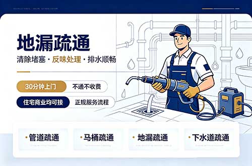 丹东地漏疏通