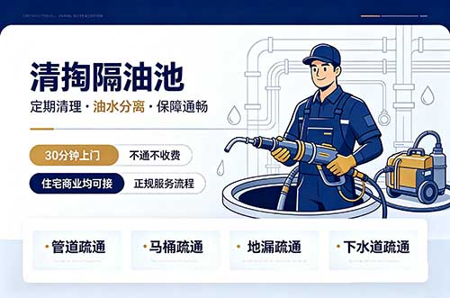 丹东清掏隔油池